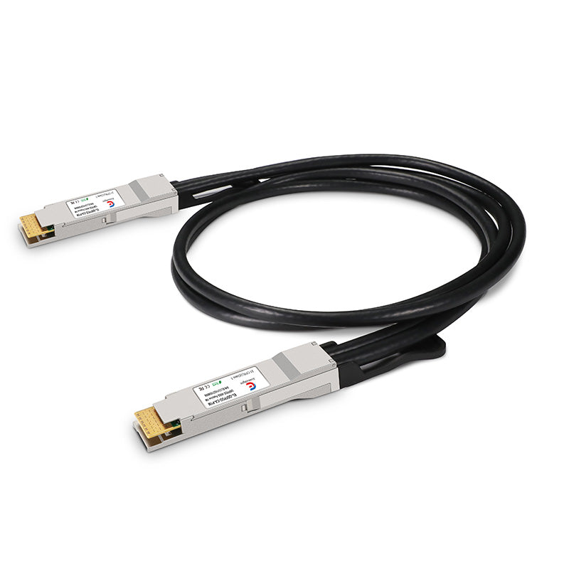 Cisco Compatible 0.5m (2ft) 400G QSFP-DD Passive DAC (Direct Attach Copper Twinax) Cable