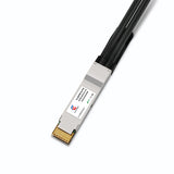 Cisco Compatible 2m (7ft) 400G QSFP-DD Passive DAC (Direct Attach Copper Twinax) Cable