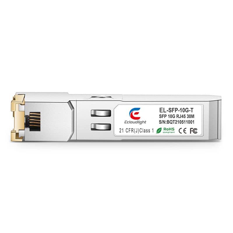EX-SFP-10GE-T Compatible 10GBASE-T SFP+ Copper Cat6a RJ-45 30m Transceiver Module for Juniper Networks