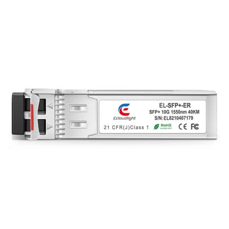 Cisco SFP-10G-ER Compatible 10GBASE-ER SFP+ 1550nm 40km DDM LC SMF Transceiver